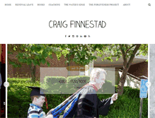 Tablet Screenshot of craigfinnestad.com
